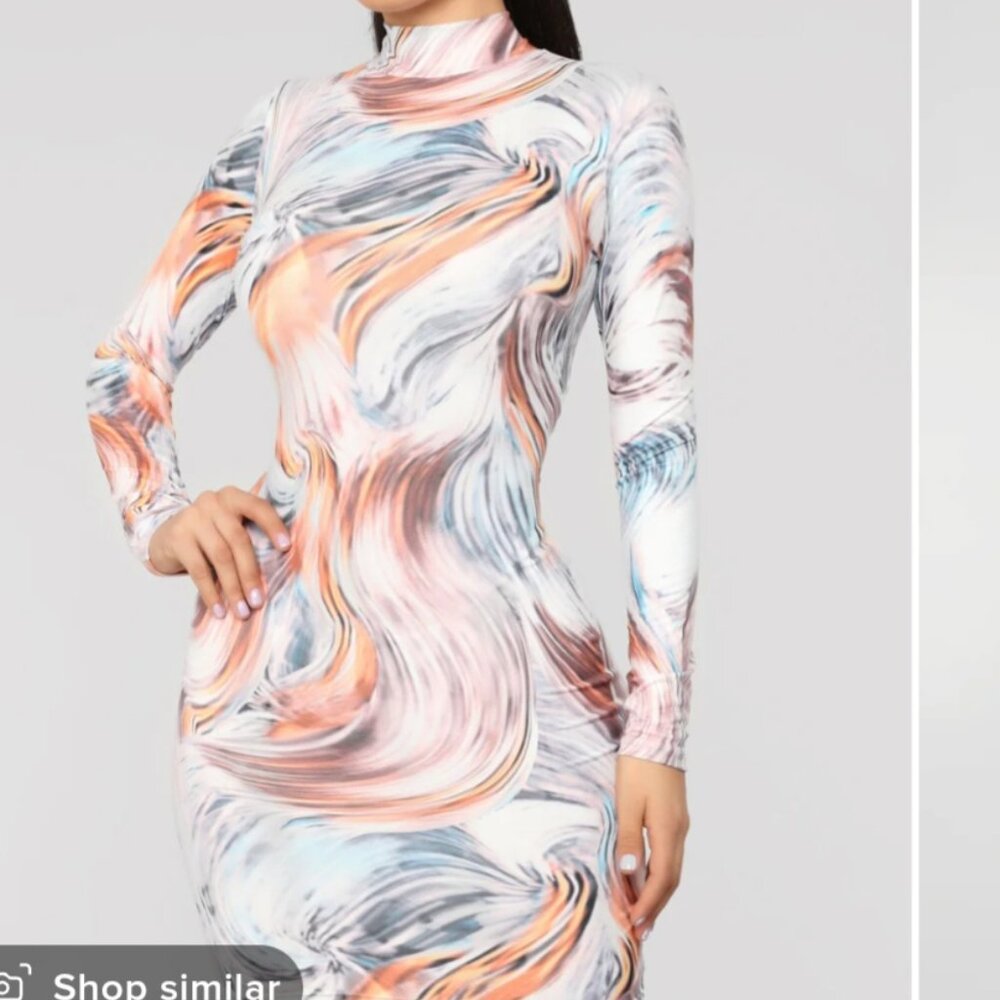 Multi Color Mini Dress